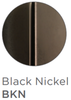 Jaclo Frescia Light Grey Face Showerhead in Black Nickel Finish