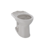 TOTO C453CUFG#12 Drake II Universal Height Round Toilet Bowl with CeFiONtect: Sedona Beige