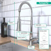Hansgrohe 04792000 Joleena Semi-Pro Kitchen Faucet, 2-Spray, 1.75 GPM in Chrome