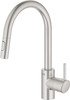 Grohe 32665DC3 Concetto Single-Handle Pull-Down Kitchen Faucet Dual Spray 1.75 GPM Grohe in Supersteel Finish