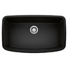 Blanco 442942: Valea Collection 32" Super Single Bowl Kitchen Sink - Coal Black