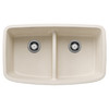 Blanco 443089: Valea Equal Double Low Divide Sink - Soft White