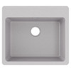 Elkay Quartz Classic 25" x 22" x 9-1/2" Single Bowl Drop-in Sink Greystone
