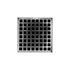 Infinity Drain 5" x 5" QD 5-2A PS Center Drain Kit: Polished Stainless