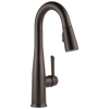 Delta Essa 9913T-RB-DST Single Handle Pull-Down Bar / Prep Faucet with TouchO Technology in Venetian Bronze Finish