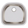 Elkay Lustertone Classic Stainless Steel, 23-5/8" x 21-1/4" x 7-1/2" Single Bowl Undermount Sink