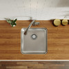 Elkay Lustertone Classic Stainless Steel 18-1/2" x 18-1/2" x 5-3/8" Single Bowl Undermount ADA Sink