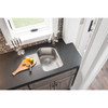 Elkay Lustertone Classic Stainless Steel 13-1/2" x 20-7/16" x 9", Single Bowl Undermount Sink with Perfect Drain