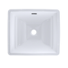 Toto Aimes Rectangular Undermount Bathroom Sink With CeFiONtect, Cotton White