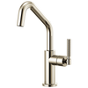 Brizo Litze 61063LF-SS Bar Faucet with Angled Spout and Knurled Handle Stainless