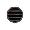 Infinity Drain 5" Round RNDB 5-A ORB Center Drain Kit: Oil Rubbed Bronze