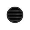 Infinity Drain 5" Round RNDB 5-P BK Center Drain Kit: Matte Black