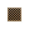 Infinity Drain 5" x 5" MDB 5-A SB Center Drain Kit: Satin Bronze