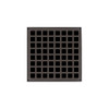 Infinity Drain 5" x 5" QDB 5-A ORB Center Drain Kit: Oil Rubbed Bronze