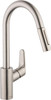 Hansgrohe 04506801 Focus HighArc Prep Kitchen w/PullDown Steel Optik