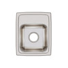 Elkay Lustertone Classic Stainless Steel 13" x 16" x 7-5/8", 0-Hole Single Bowl Drop-in Sink