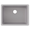 Elkay Quartz Classic 24-5/8" x 18-1/2" x 9-1/2" Single Bowl Undermount Sink Greystone