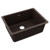Elkay Quartz Classic 24-5/8" x 18-1/2" x 9-1/2" Single Bowl Undermount Sink Mocha