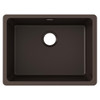 Elkay Quartz Classic 24-5/8" x 18-1/2" x 9-1/2" Single Bowl Undermount Sink Mocha