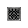 Infinity Drain 4" x 4" XDB 4-S PS Center Drain Kit: Polished Stainless