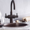 Native Trails CPS235 DIEGO: Hammered Copper Bar/Prep Sink: Antique Native Trails CPS235 DIEGO: Hammered Copper Bar/Prep Sink: Antique