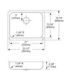 Elkay Lustertone Classic Stainless Steel, 23-1/2" x 18-1/4" x 4-3/8" Single Bowl Undermount ADA Sink
