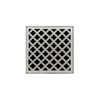 Infinity Drain 5" x 5" MD 5-3A SS Center Drain Kit: Satin Stainless