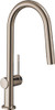 Hansgrohe 72846831 Talis N High Arc Kitchen Faucet, A-Style 2-Spray Pull-Down, 1.75 GPM in Polished Nickel