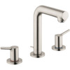 Hansgrohe 72130821 Talis S Widespread Faucet 150 with Pop-Up Drain, 1.2 GPM in Brushed Nickel