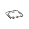 Elkay Lustertone Classic Stainless Steel 15" x 15" x 7-1/8" MR2-Hole Single Bowl Drop-in Bar Sink with 2" Drain