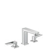 Hansgrohe 74518821 Metropol 110 Widespread Faucet with Loop Handles without Pop-Up, 1.2 GPM Brushed Nickel