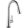 Delta Essa: VoiceIQ Single Handle Pull-Down Faucet with ToucH2O Technology Chrome