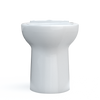 TOTO Drake Elongated Universal Height Tornado Flush Toilet Bowl With 10 Inch Rough-In And Cefiontect, Washlet+ Ready, Cotton White
