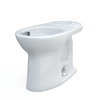 TOTO Drake Elongated Universal Height Tornado Flush Toilet Bowl With 10 Inch Rough-In And Cefiontect, Cotton White