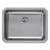 Elkay Lustertone Classic Stainless Steel, 23-1/2" x 18-1/4" x 7-1/2" Single Bowl Undermount Sink with Perfect Drain