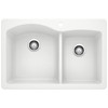 Blanco 440217 Diamond 1.75 Bowl Silgranit II- Biscuit Drop In Kitchen Sink