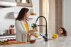 Hansgrohe 4792670 Joleena Semi-Pro Kitchen Faucet, 2-Spray, 1.75 GPM in Matte Black