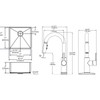 Elkay Crosstown 18 Gauge Stainless Steel 18-1/2" x 18-1/2" x 9" Single Bowl Undermount Sink & Faucet Kit with Drain