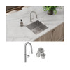 Elkay Crosstown 18 Gauge Stainless Steel 18-1/2" x 18-1/2" x 9" Single Bowl Undermount Sink & Faucet Kit with Drain
