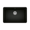 Blanco 442930: Precis Collection 27" Single Bowl Kitchen Sink - Coal Black