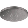 Hansgrohe 26928341 Raindance S Showerhead 180 1-Jet PowderRain, 2.5 GPM in Brushed Black Chrome