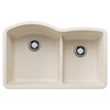 Blanco 443065: Diamond 1-3/4 Low Divide Sink - Soft White