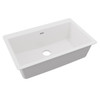 Elkay Quartz Classic 33" x 20-7/8" x 9-7/16" Single Bowl Drop-in Sink White