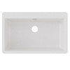 Elkay Quartz Classic 33" x 20-7/8" x 9-7/16" Single Bowl Drop-in Sink White