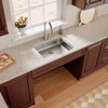 Elkay Lustertone Classic Stainless Steel, 23-1/2" x 18-1/4" x 5-3/8", Single Bowl Undermount ADA Sink w/Perfect Drain