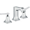 Hansgrohe 31330001 Metropol Classic Widespread Faucet 110 with Lever Handles and Pop-Up Drain, 1.2 GPM in Chrome