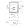 Elkay Lustertone Classic Stainless Steel 13" x 16" x 6-1/2", MR2-Hole Single Bowl Drop-in ADA Sink with Perfect Drain