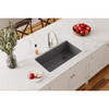 Elkay Quartz Classic 33" x 18-3/4" x 9-1/2" Single Bowl Undermount Sink Dusk Gray