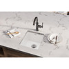 Elkay Fireclay 16-7/16" x 18-15/16" x 9-1/16" Single Bowl Undermount Bar Sink, White