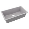 Elkay Quartz Classic 33" x 18-7/16" x 9-7/16" Single Bowl Undermount Sink Greystone